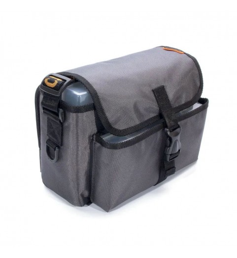 фото Сумка рыболовная СЛЕДОПЫТ Sling Lure Bag S, 28х18х17 см, цв. серый + 3 коробки (2 Luno 20/ 1 Luno 18)/4/