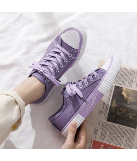Кеды женские фиолетовые мод.DCD601