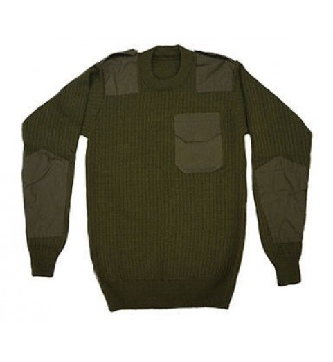 фото Джемпер (свитер) форменный (цвет хаки/олива)
