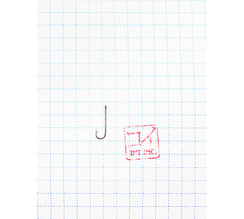 фото Крючок KOI ROUND BEND, размер 14 (INT), цвет RED (10 шт.)