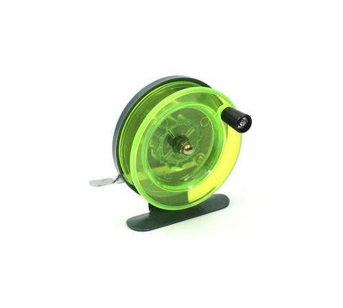 фото Катушка проводочная Namazu Scoter с курком, зеленая