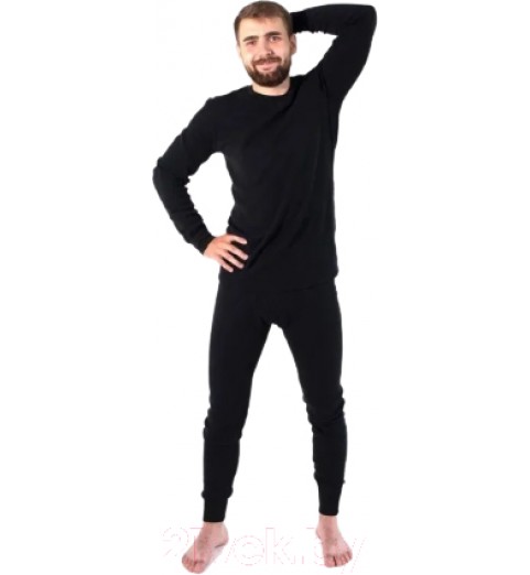 фото Термобельё Сибирский следопыт Fleece флисовое (комплект кофта и штаны, цвет черный)