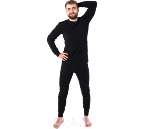 фото Термобельё Сибирский следопыт Fleece флисовое (комплект кофта и штаны, цвет черный)