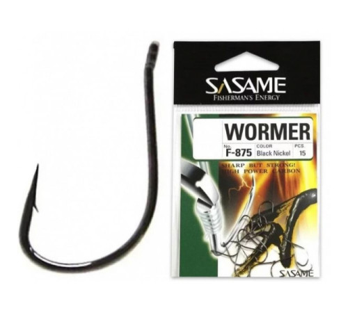 фото Крючки рыболовные Sasame Wormer F-875 (15шт.)