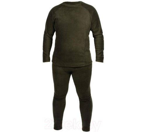 фото Термобельё Сибирский следопыт Fleece флисовое (комплект кофта и штаны, цвет хаки/олива)