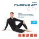 фото Термобельё Сибирский следопыт Fleece Zip флисовое (комплект кофта и штаны, цвет черный)