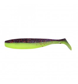 Виброхвост YAMAN PRO Sharky Shad, р.3,75 inch, цвет #26 - Violet Chartreuse (уп 5 шт.)