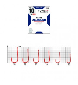 Крючки Cobra MIRAGE сер. CA120 разм. 010 10шт. (C137R)