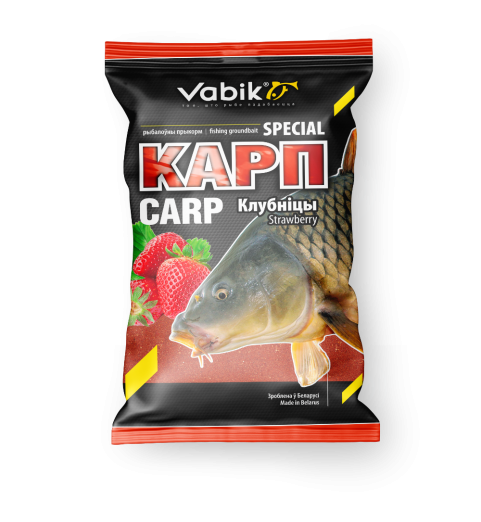 фото Прикормка Vabik Special Carp Strawberry (Вабик Спешл Лещ Карп Клубника)