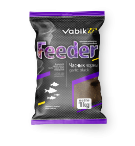 Прикормка Vabik Feeder Black Garlic (Вабик Фидер Чеснок Чёрный)
