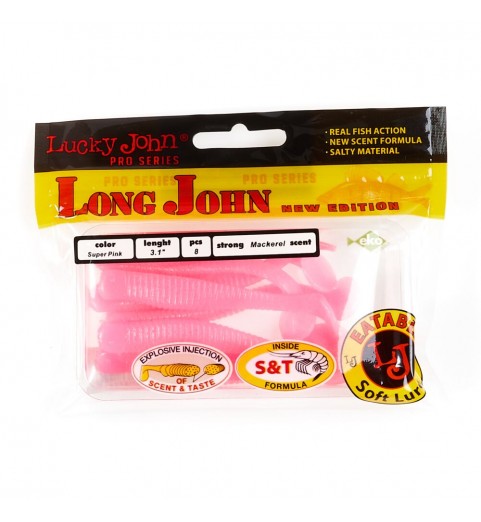 Виброхвосты съедобные искусственные LJ Pro Series LONG JOHN 3.1in (07.90)/F05 8шт. Виброхвосты съедобные искусственные LJ Pro Series LONG JOHN 3.1in (07.90)/F05 8шт.