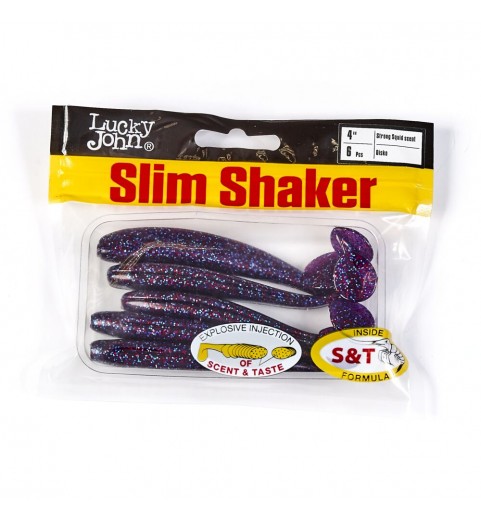 Виброхвосты съедобные искусственные LJ Pro Series SLIM SHAKER 4in (10.00)/S63 6шт. Виброхвосты съедобные искусственные LJ Pro Series SLIM SHAKER 4in (10.00)/S63 6шт.