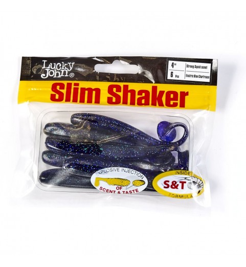 Виброхвосты съедобные искусственные LJ Pro Series SLIM SHAKER 4in (10.00)/T52 6шт. Виброхвосты съедобные искусственные LJ Pro Series SLIM SHAKER 4in (10.00)/T52 6шт.