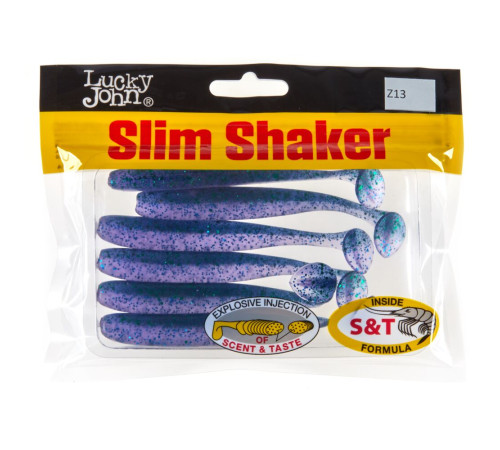 фото Виброхвосты съедобные искусственные LJ Pro Series SLIM SHAKER 4in (10.00)/Z13 6шт.