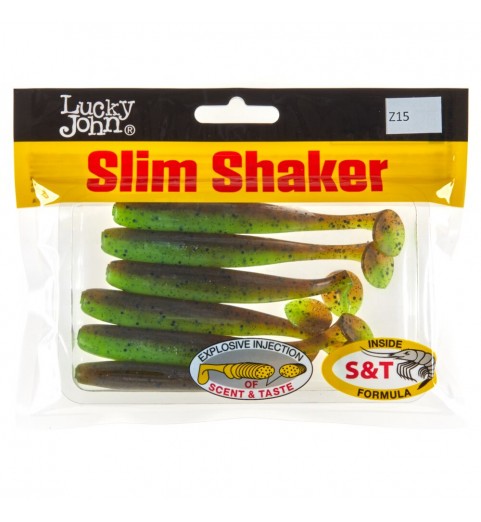 фото Виброхвосты съедобные искусственные LJ Pro Series SLIM SHAKER 4in (10.00)/Z15 6шт.