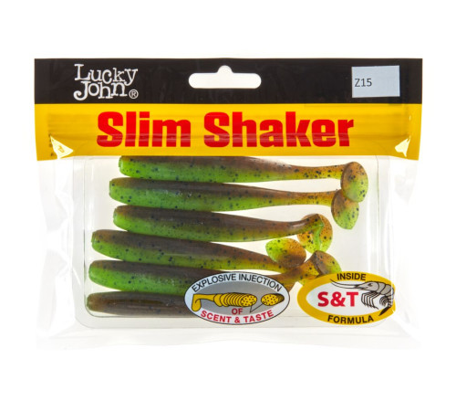 фото Виброхвосты съедобные искусственные LJ Pro Series SLIM SHAKER 4in (10.00)/Z15 6шт.