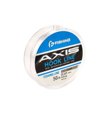 Леска F-FISHING Axis Hook Line Clear 50м 0,12мм 2,0кг 4,4lb