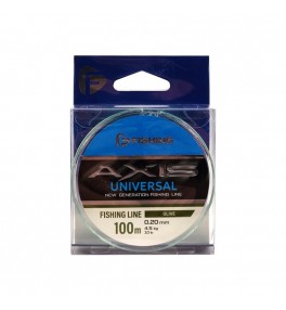 Леска F-FISHING Axis Universal Line Olive 100м 0,20мм 4,5кг 10lb Леска F-FISHING Axis Universal Line Olive 100м 0,20мм 4,5кг 10lb