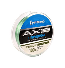 Леска F-FISHING Axis Universal Line Olive 100м 0,20мм 4,5кг 10lb