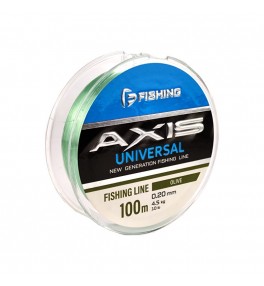 Леска F-FISHING Axis Universal Line Olive 100м 0,20мм 4,5кг 10lb