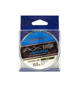 Леска F-FISHING Axis Universal Line Olive 100м 0,30мм 9,1кг 20lb Леска F-FISHING Axis Universal Line Olive 100м 0,30мм 9,1кг 20lb