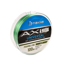 Леска F-FISHING Axis Universal Line Olive 100м 0,40мм 14,5кг 32lb