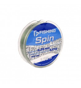 Леска F-FISHING Spin Line 135м 0,25мм 6,2кг/13,7lb Леска F-FISHING Spin Line 135м 0,25мм 6,2кг/13,7lb
