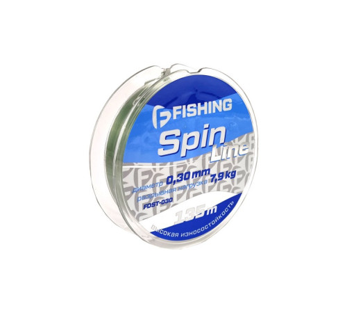 фото Леска F-FISHING Spin Line 135м 0,30мм 7,9кг/17,4lb
