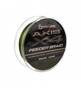 Шнур F-FISHING Axis Braid PE X4 Feeder 150м Grass Camo 0,12мм 7кг/15lb Шнур F-FISHING Axis Braid PE X4 Feeder 150м Grass Camo 0,12мм 7кг/15lb