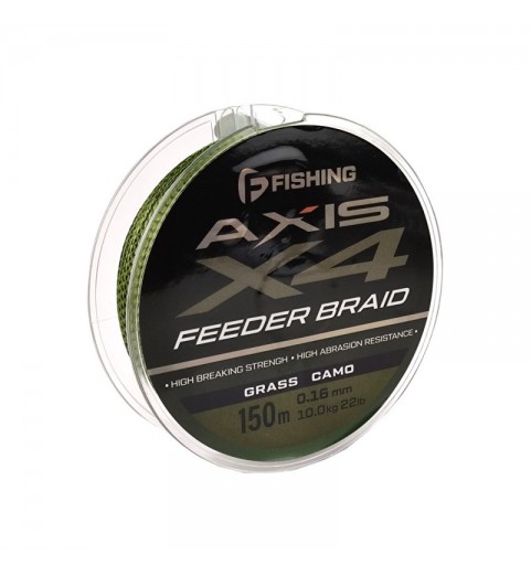 Шнур F-FISHING Axis Braid PE X4 Feeder 150м Grass Camo 0,16мм 10кг/22lb Шнур F-FISHING Axis Braid PE X4 Feeder 150м Grass Camo 0,16мм 10кг/22lb