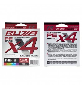 Шнур RUZZA X4 150м Multicolor 0,12мм 6,4кг/14lb
