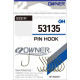 фото Крючок OWNER Pin Hook gold №10 10шт