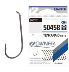 Крючок OWNER Tenkara Down w/eye brown №14 12шт
