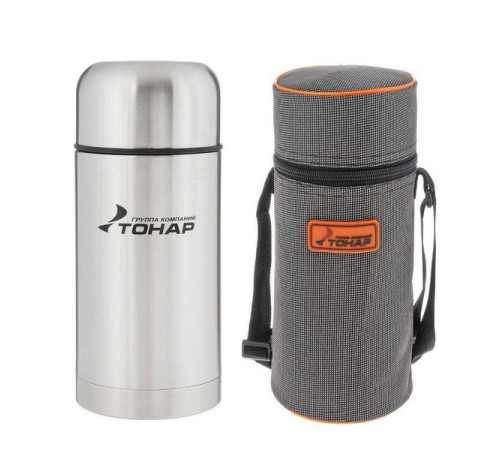 фото Термос (HS.TM-017) 750ML (широкое горло, чехол) TONAR /Китай/