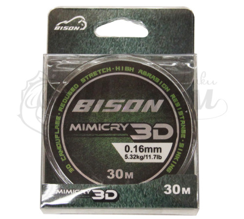 фото Леска BISON Mimicry 30M 0.16mm /Китай/