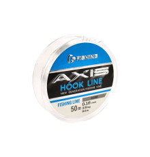Леска F-FISHING Axis Hook Line Clear 50м 0,18мм 3,9кг 8,6lb
