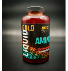 Жидкое питание ликвид NICK BAITS GOLD LIQUID AMINO (Клубничный джем)