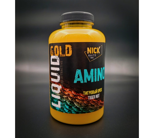 фото Жидкое питание ликвид NICK BAITS GOLD LIQUID AMINO (Тигровый орех)