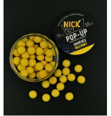 Насадки NICK BAITS POP-UP 10 мм (Дикий мёд) банка 55 шт