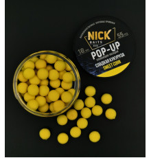 Насадки NICK BAITS POP-UP 10 мм (Сладкая кукуруза) банка 55 шт