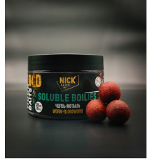Насадки пылящие бойлы NICK BAITS GOLD SOLUBLE 20 мм (Червь-мотыль), банка 35 шт