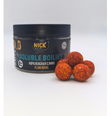 Насадки пылящие бойлы NICK BAITS GOLD SOLUBLE 20 мм (Королевская слива), банка 35 шт