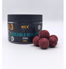 Насадки пылящие бойлы NICK BAITS GOLD SOLUBLE 20 мм (Криль), банка 35 шт