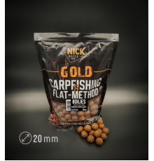 Бойлы прикормочные NICK BAITS GOLD SPECIALFISH 20 мм (Индийские специи-кальмар), 1 кг