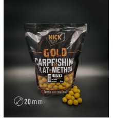 Бойлы прикормочные NICK BAITS GOLD FISHFRUITS 20 мм (Мёд-ананас), 1 кг
