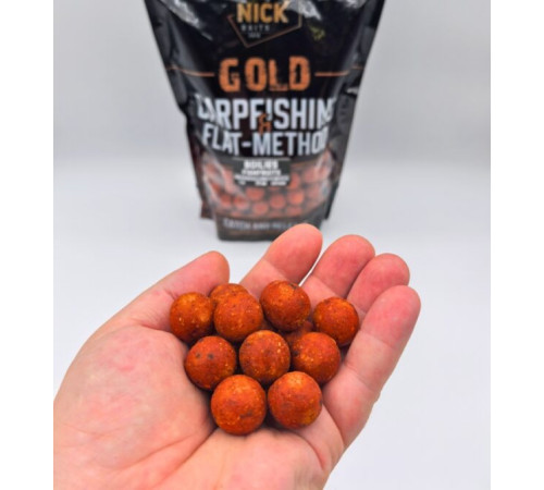 фото Бойлы прикормочные NICK BAITS GOLD FISHFRUITS 20 мм (Королевская слива), 1 кг