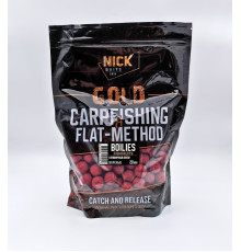 Бойлы прикормочные NICK BAITS GOLD FISHFRUITS 20 мм (Клубничный джем), 1 кг