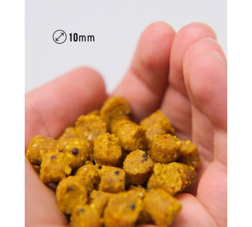 фото Пеллетс NICK BAITS GOLD PELLETS FISHFRUITS 10 мм (Тигровый орех), 1 кг