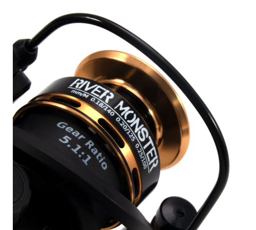 фото Катушка безынерционная Namazu River Monster RM1000, 4+1 подшипника, металлическая шпуля/20/