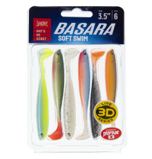 Lucky John 3D Series BASARA SOFT SWIM 3.5in MIX1 (6 шт)